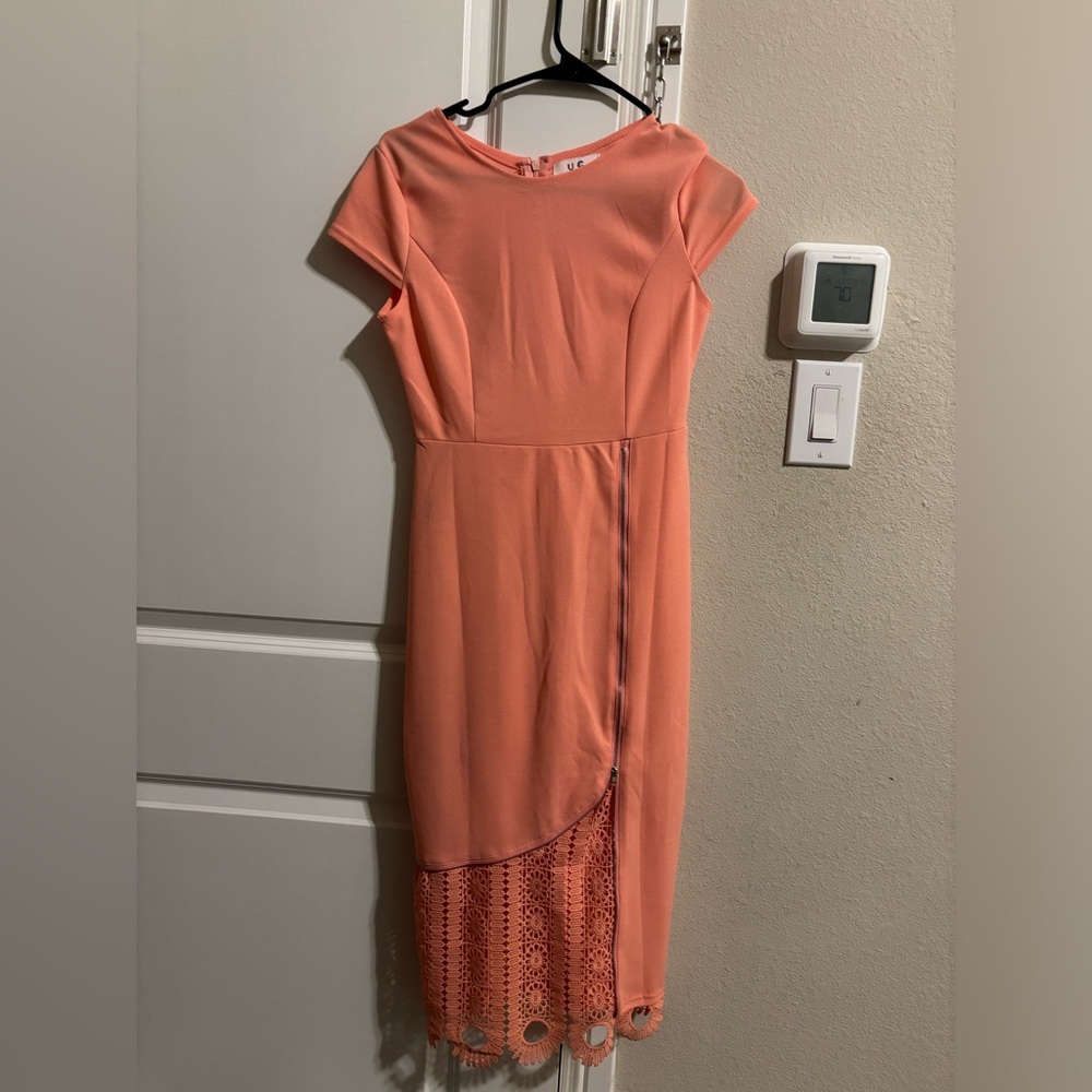 Long short sleeve dress